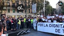 Los Mossos se manifiestan en Barcelona contra el Govern