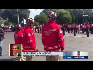 Gobernador del Estado de México confirma número de muertos por sismo