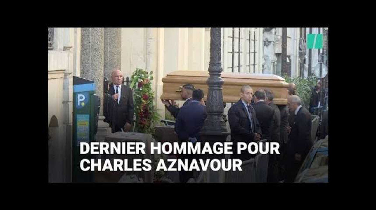 Dernier hommage à Charles Aznavour à l'église arménienne à Paris