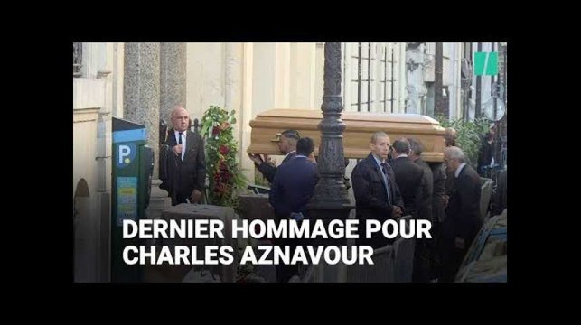 Dernier hommage à Charles Aznavour à l'église arménienne à Paris