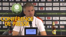 Conférence de presse FC Lorient - AS Nancy Lorraine (4-1) : Mickaël LANDREAU (FCL) - Didier THOLOT (ASNL) - 2018/2019