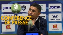 Conférence de presse Havre AC - AS Béziers (2-3) : Oswald TANCHOT (HAC) - Mathieu CHABERT (ASB) - 2018/2019