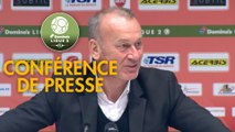 Conférence de presse Valenciennes FC - Stade Brestois 29 (1-3) : Réginald RAY (VAFC) - Jean-Marc FURLAN (BREST) - 2018/2019