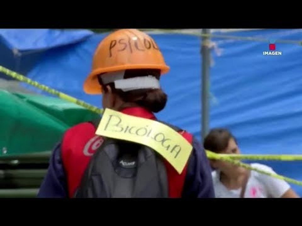 Los psicólogos fueron fundamentales para el apoyo | Especial 19-S