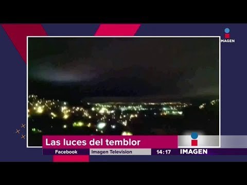 Esto fue lo que originó las luces en el cielo durante temblor | Noticias con Yuriria Sierra