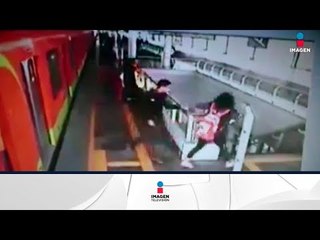 Impactante video del temblor en la línea 12 del Metro | Noticias con Francisco Zea