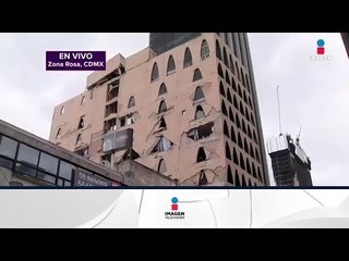 Gravemente afectada la Zona Rosa tras el 19S | Noticias con Yuriria Sierra