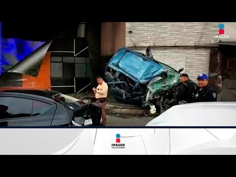 Pipa sin frenos causa terrible accidente en CDMX | Noticias con Francisco Zea