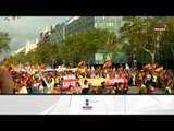 Disturbios en Cataluña en defensas de la unidad | Noticias con Francisco Zea