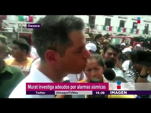 Investigan adeudos por alarmas sísmicas en Oaxaca | Noticias con Yuriria Sierra