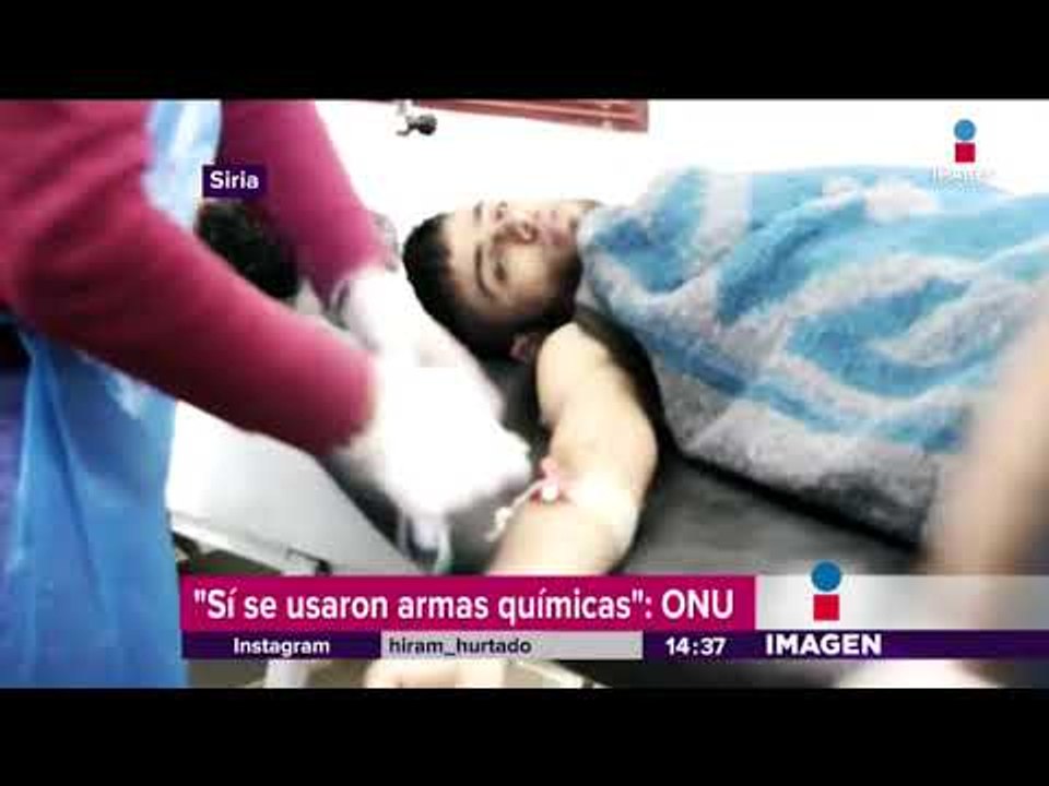 Confirman uso de armas químicas en Siria | Noticias con Yuriria Sierra