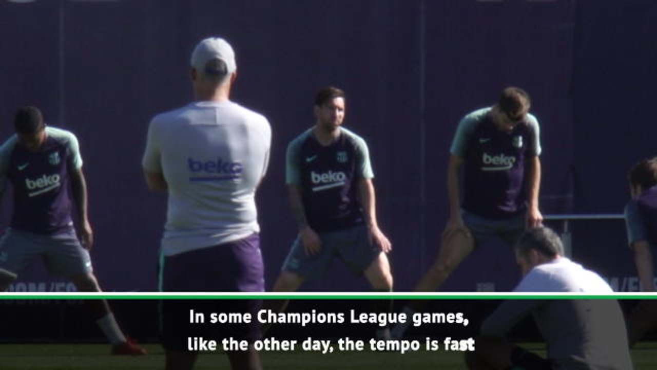 Messi raises his level even higher in big games - Valverde