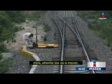 ¡Así asaltan trenes en México! Usan piedras para frenarlos | Noticias con Ciro Gómez Leyva