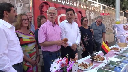 Mersin Anamur'da Alman Simidi Dağıttılar