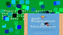 Popular Self-Regulation and Mindfulness: Over 82 Exercises   Worksheets for Sensory Processing