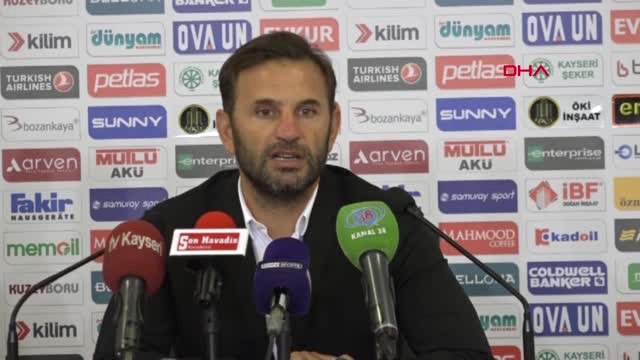 Spor Kayserispor - Çaykur Rizespor Maçının Ardından