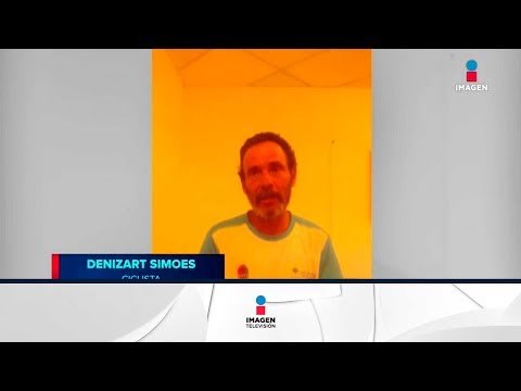 Ciclista brasileño cuenta que fue robado tres veces en México | Noticias con Ciro Gómez Leyva