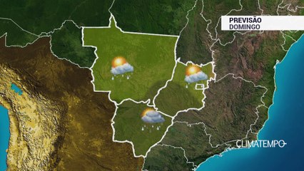 Previsão Centro-Oeste – Temporais em MS e GO