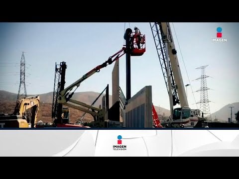 Siguen los prototipos del muro fronterizo | Noticias con Francisco Zea