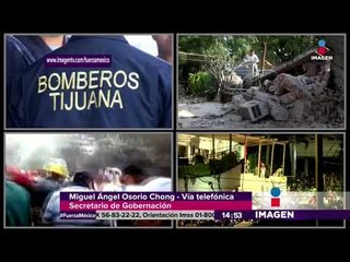 Osorio Chong da el balance de los daños | Noticias con Yuriria Sierra