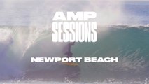 Joel Tudor and Local Crew Tap into Hurricane Rosa in Newport | Amp Sessions  | SURFER