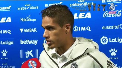 Varane: "En el vestuario estamos encantados con Lopetegui"