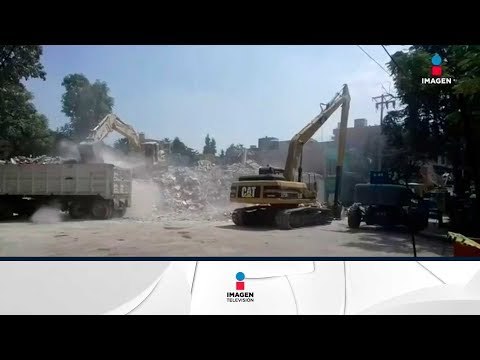 Siguen los trabajos de demolición en la colonia Del Valle | Noticias con Ciro Gómez Leyva