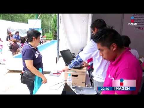 Largas filas en Centros de Atención para la Reconstrucción tras el sismo | Noticias con Ciro