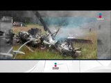 Se desploma helicóptero del ejército que fumigaba plantío de amapola | Noticias con Ciro