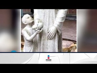 Una extraña estatua religiosa causa polémica | Qué Importa