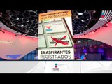 ¡Ya son 24 los aspirantes INDEPENDIENTES a la presidencia en 2018! | Noticias con Yuriria Sierra