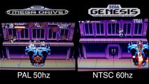 Comparatif 50/60hz - Batman & Robin - Sega Megadrive