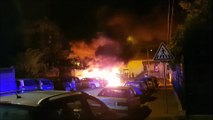 Voitures incendiées rue Joanny Durand a Saint-Étienne
