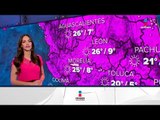 Frente frío provocará aún más frío | Noticias con Yuriria Sierra