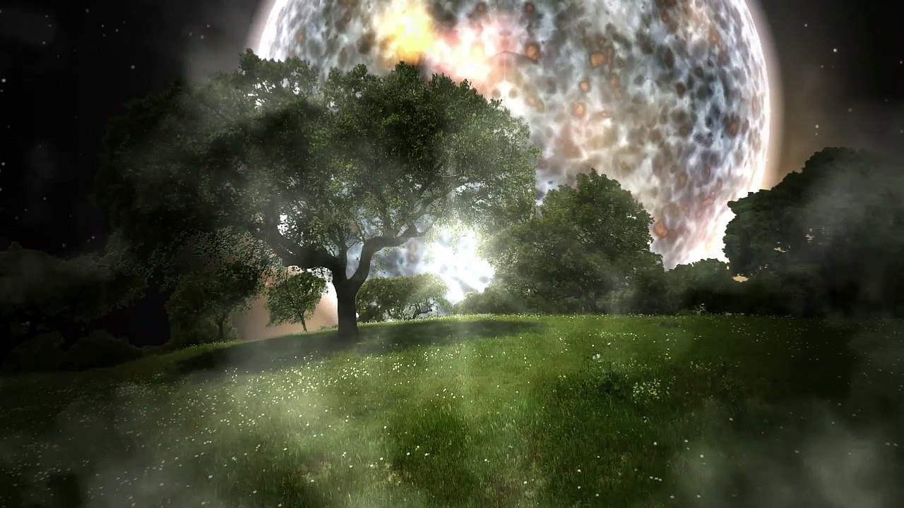 16+14 - Obatala + Led Zeppelin C 1971 - Andere Planeten-Landschaft 'Sonnenaufgang' - Obatala ObaTali