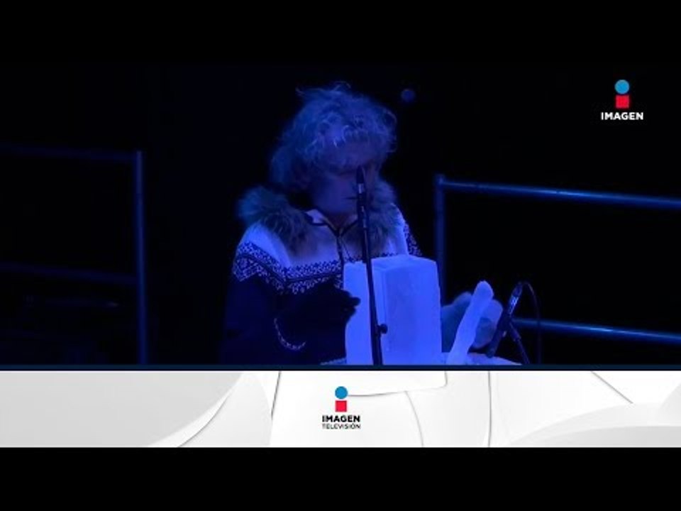 Instrumentos de hielo ¿cómo los tocan y hacen conciertos? | Noticias con Francisco Zea