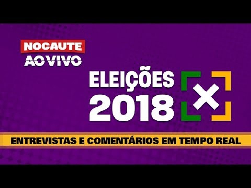 NOCAUTE FAZ MARATONA DE ENTREVISTAS AO VIVO SOBRE AS ELEIÇÕES - Emídio Pereira de Souza