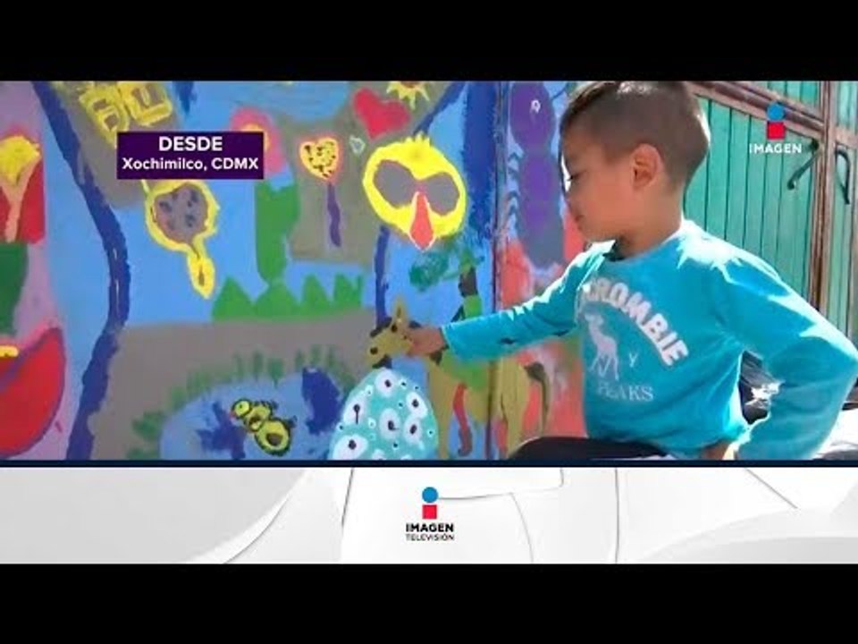 Murales de niños adornan las calles de esta ciudad luego del sismo 19S | Noticias con Yuriria Sierra