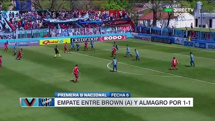 Brown 1-1 Almagro  - B Nacional - Fecha 6