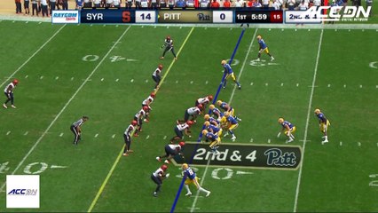 Pitt RB Qadree Ollison Breaks Away For 69-YD TD Run vs. Syracuse