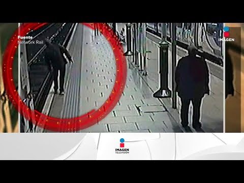 Accidentes en Metro a causa del alcohol, videos de gente cayendo al Metro | Noticias con Yuri
