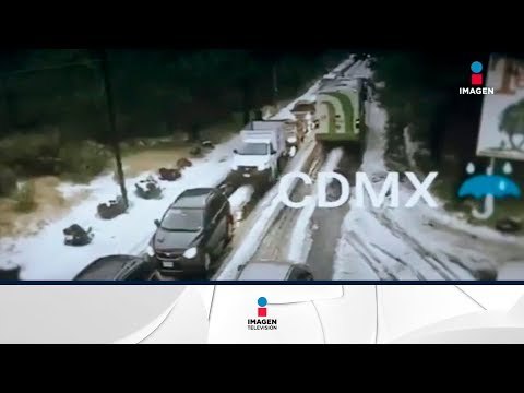Lluvia y granizo sorprende a los capitalinos | Noticias con Francisco Zea