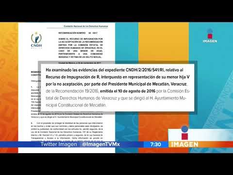 CNDH denuncia a policías que obligaron a menor a casarse con su agresor | Noticias con Zea