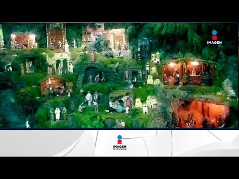 Familia arma nacimiento gigante en Aguascalientes, basado en La Biblia | Noticias con Zea