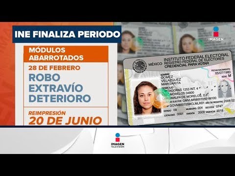 Largas filas para trámites del INE | Noticias con Francisco Zea