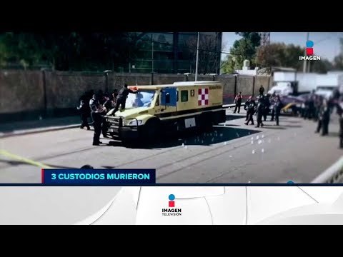 Matan a custodios de camión de valores | Noticias con Ciro Gómez Leyva