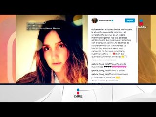 Dulce María sube foto sin maquillaje | Noticias con Francisco Zea