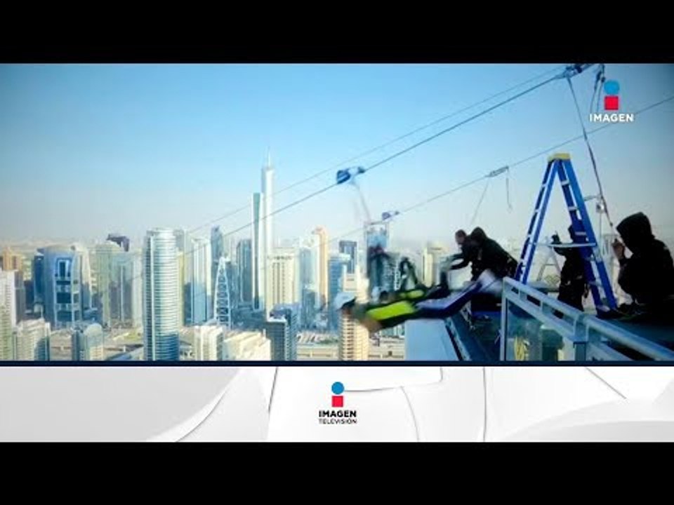 ¡La tirolesa más larga y rápida del mundo! | Noticias con Yuriria Sierra