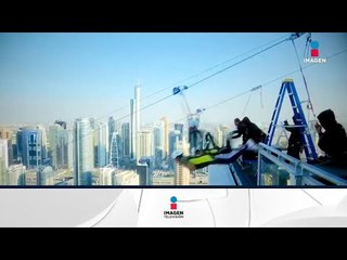 ¡La tirolesa más larga y rápida del mundo! | Noticias con Yuriria Sierra