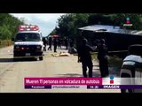 Mueren 11 turistas en volcadura de camión | Noticias con Yuriria Sierra